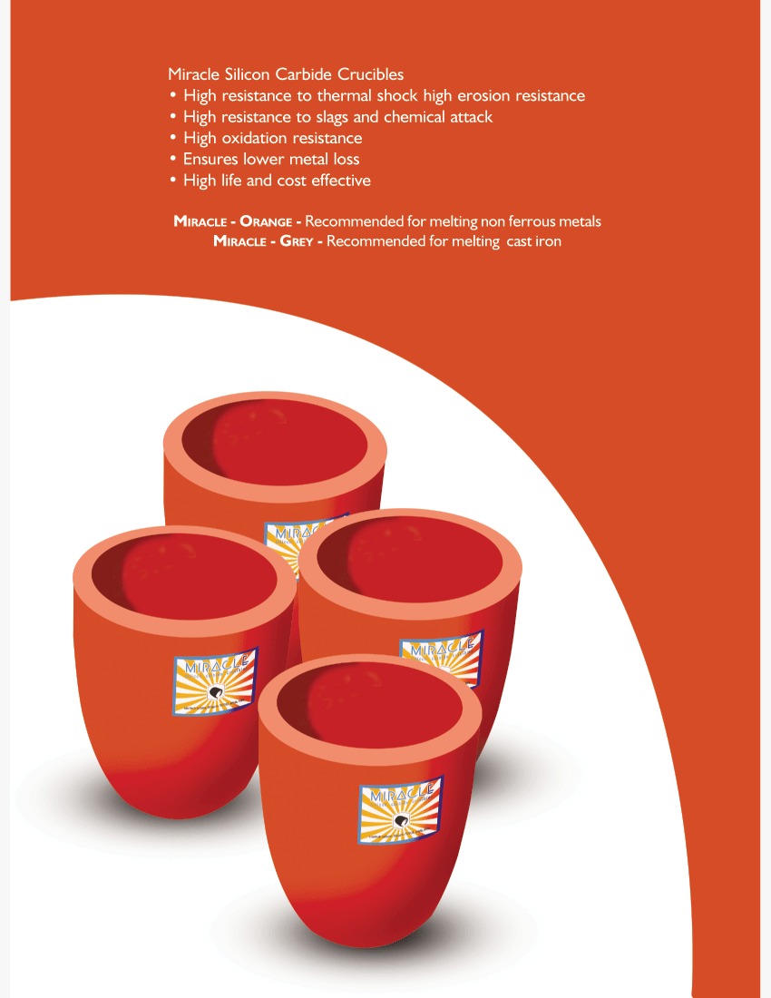 Miracle silicon carbide crucibles